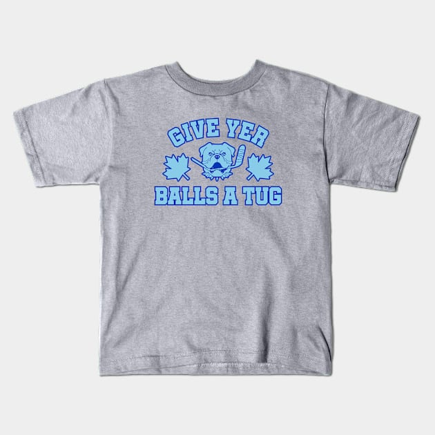 Give Your Balls A Tug Kids T-Shirt by Vault Emporium